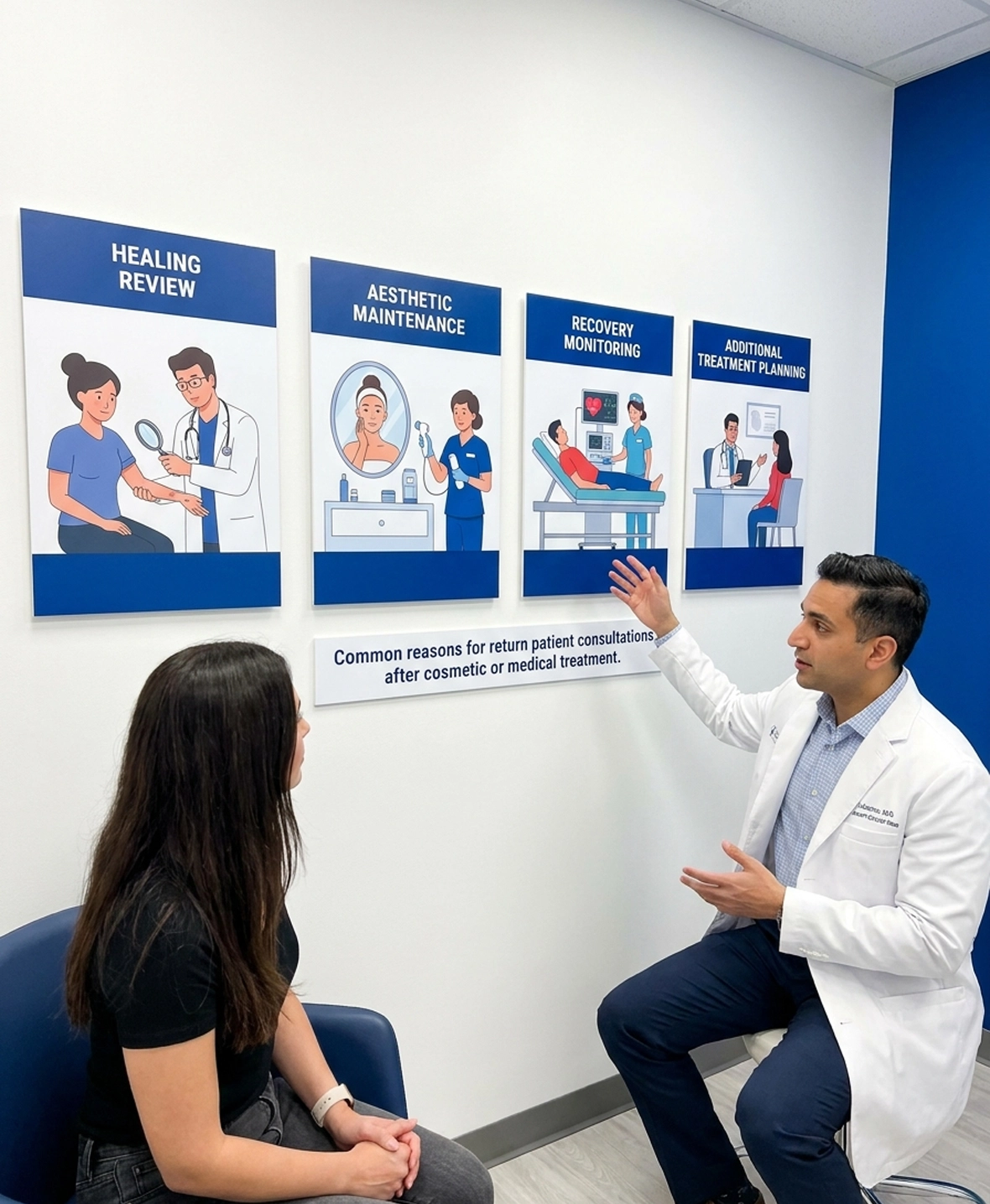 Return patient attending a consultation at MACS Clinic for ongoing treatment review