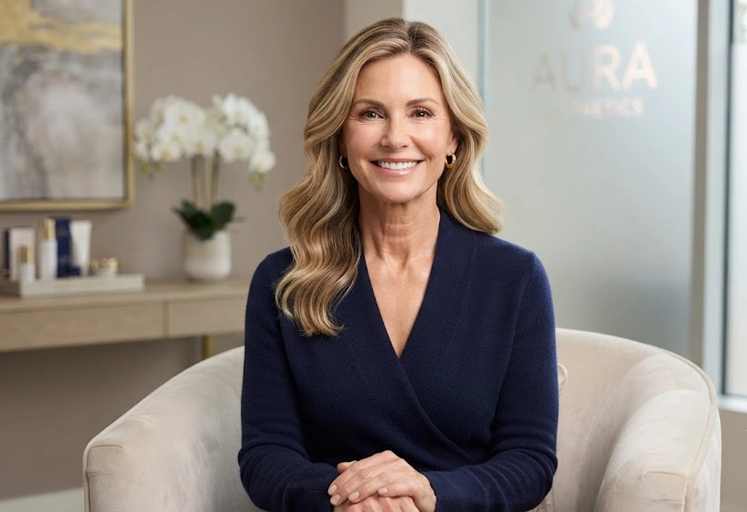 Confident patient after Profhilo face and neck treatment with rejuvenated, youthful skin